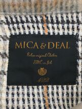 MICA&DEAL◆コート/FREE/ウール/BEG/チェック/0120319205_画像3