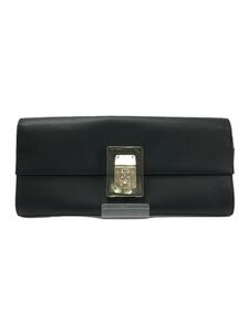 Maison Margiela* mezzo n Margiela /S56WF0072/karutopa- specifications s lock clutch bag / leather / black 