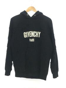 GIVENCHY◆デストロイパーカー/パーカー/S/コットン/BLK/BM703A3Y0S