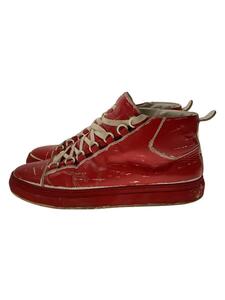 BALENCIAGA◆ハイカットスニーカー/40/RED/レザー/436343