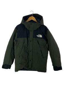 THE NORTH FACE◆MOUNTAIN DOWN JACKT_マウンテンダウンジャケット/M/ナイロン/GRN/無地