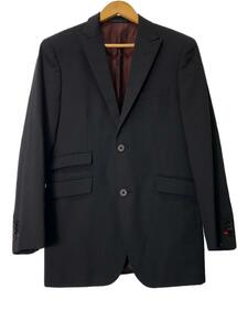 BURBERRY BLACK LABEL◆スーツ/38/ウール/BLK/ストライプ/BMD29-312-09/袖に虫食い