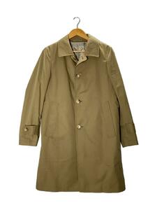 UNITED ARROWS green label relaxing◆OLMETEXギャバステンカラーコート/S/ポリエステル/ベージュ/3125-199-0471