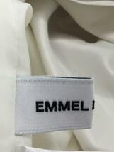 EMMEL REFINES◆半袖ワンピース/S/リネン/WHT/ストライプ/6626-144-2884_画像3