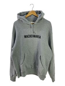 WACKO MARIA◆HEAVY WEIGHT PULLOVER HOODED SWEAT/パーカー/M/コットン/グレー