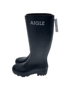 AIGLE◆レインブーツ/37/BLK