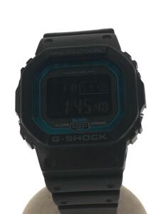 CASIO◆ソーラー腕時計/デジタル/ラバー/BLK/GW-B5600