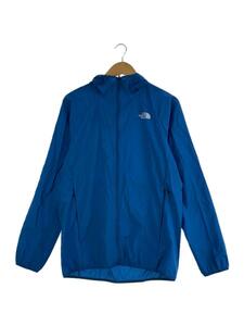 THE NORTH FACE◆SWALLOWTAIL VENT HOODIE_スワローテイルベントフーディ/XL/ナイロン/BLU/無地