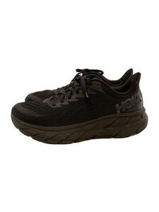 HOKA ONE ONE◆CLIFTON7/ローカットスニーカー/27cm/ブラック/f27220d