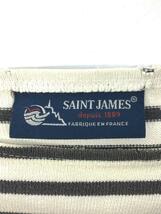 SAINT JAMES◆長袖Tシャツ/-/コットン/WHT/ボーダー_画像3