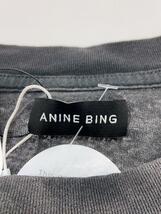 ANINE BING◆Tシャツ/ROLLING STONES/XS/コットン/GRY_画像3