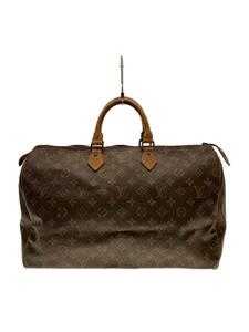 LOUIS VUITTON◆1)スピーディ40_モノグラム・キャンバス_BRW/PVC/BRW