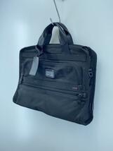 TUMI◆ALPHA Slim Deluxe Portfolio/ブラック/ブリーフケース/ナイロン/BLK/26101DH_画像2