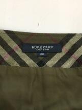 BURBERRY LONDON◆スカート/38/ウール/KHK/チェック/FX071-055-72_画像5