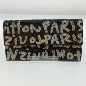 LOUIS VUITTON◆ポシェット・ポルト・モネ・クレディ_モノグラム・グラフィティ_BRW/PVC/BRW/総柄/レディースの画像1