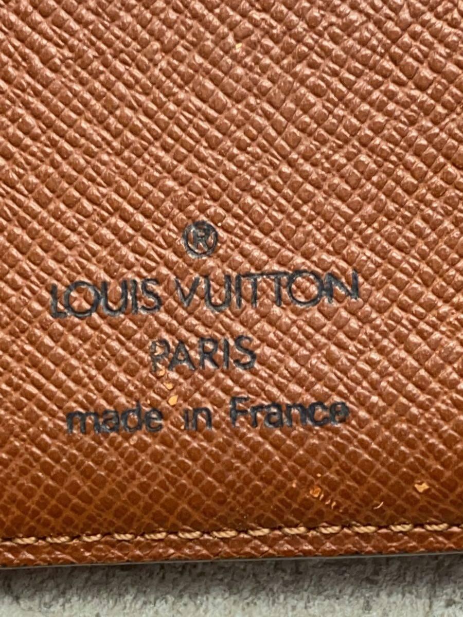 LOUIS VUITTON◆ポルト・モネ・ビエ・ヴィエノワ_モノグラム・キャンバス_BRW/PVC/BRW/レディース LOUIS VUITTON◆ポルト・モネ・ビエ・ヴィエノワ_モノグラム・キャンバス_BRW/PVC/BRW/レディース