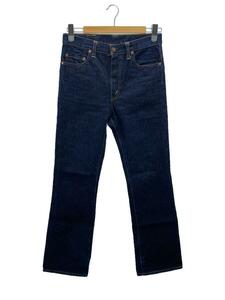 Levi’s◆517-0217/裏ボタン555/ブーツカットパンツ/30/コットン/BLU/ブルー/青/無地