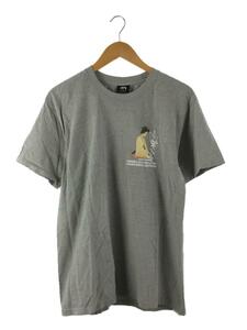 STUSSY◆Tシャツ/M/コットン/GRY/無地/28629