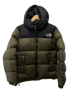 THE NORTH FACE◆NUPTSE HOODIE_ヌプシフーディー/M/ナイロン/KHK/ND92331/ノースフェイス