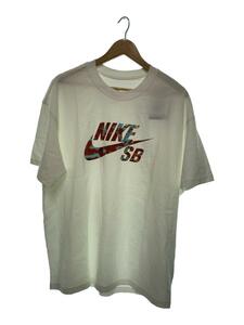 NIKE SB◆Tシャツ/XXL/コットン/WHT