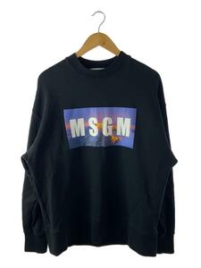 MSGM◆スウェット/M/コットン/BLK/3140MM163J