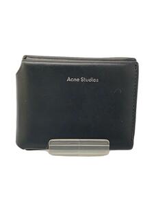 Acne Studios(Acne)◆3つ折り財布/レザー/BLK/メンズ