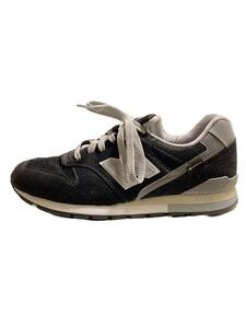 NEW BALANCE◆ローカットスニーカー/25.5cm/ブラック/レザー/CM996XB2