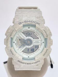 CASIO◆クォーツ腕時計・G-SHOCK/デジアナ/WHT