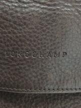 LONGCHAMP◆ショルダーバッグ/レザー/BRW/無地/0801839 1174183304_画像5