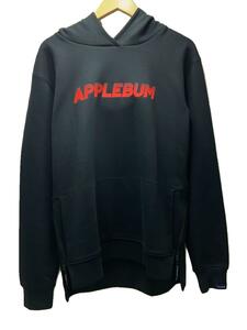 APPLEBUM◆パーカー/L/コットン/BLK