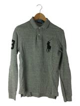 POLO RALPH LAUREN◆ポロシャツ/S/コットン/GRY_画像1