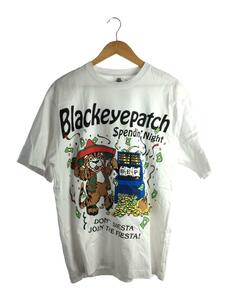 THE BLACK EYE PATCH◆Tシャツ/L/コットン/WHT