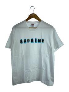 Supreme◆23AW/Stencil Tee/Tシャツ/M/コットン/WHT