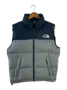 THE NORTH FACE◆NUPTSE VEST_ヌプシベスト/M/ナイロン/GRY