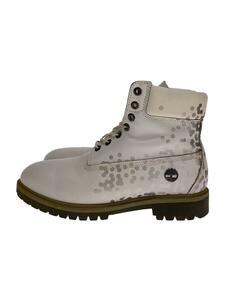 Timberland◆ブーツ/28cm/WHT/レザー/28555