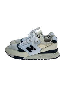 NEW BALANCE◆ローカットスニーカー/27cm/WHT/u998ti