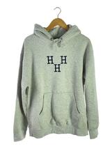 HUF◆2023 Fall item/HAT TRICK HOODIE/パーカー/M/コットン/GRY/PF00615_画像1