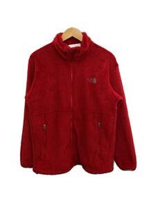 THE NORTH FACE◆フリースジャケット_ON45000/L/ポリエステル/RED/無地