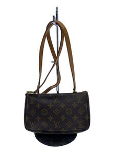 LOUIS VUITTON◆1)ポシェット・アクセソワール_モノグラム・キャンバス_BRW/PVC/BRW