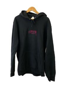 STUSSY◆パーカー/XL/コットン/BLK/無地/118338