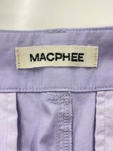 MACPHEE◆ストレートパンツ/36/コットン/パープル/12-04-32-04332/左膝薄汚れ有_画像4