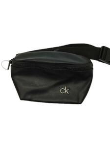 Calvin Klein◆ウエストバッグ/-/BLK/無地/K50K504822