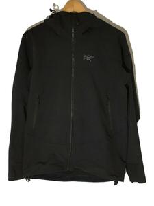 ARC’TERYX◆Gamma Hoody M/ガンマ フーディ/ナイロンジャケット/S/ナイロン/BLK/X000007465