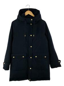 BLUE LABEL CRESTBRIDGE◆BRITISH DUCK DOWN HOODED COAT/38/ポリエステル/NVY/55C50-866-18