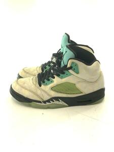 NIKE◆AIR JORDAN 5 RETRO SNGL DY/エアジョーダン 5 レトロ/ホワイト/CN2932-100/2