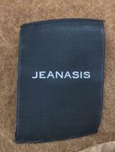 JEANASIS◆コート/FREE/ウール/CML/無地/JS070967AD/アウター/_画像3