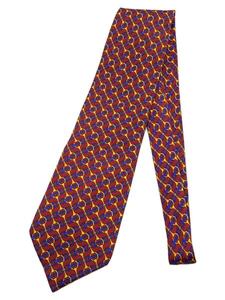 FENDI* necktie / silk /RED/ total pattern / men's 