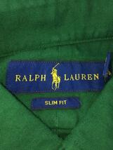 RALPH LAUREN◆長袖シャツ/-/コットン/GRN/無地_画像3