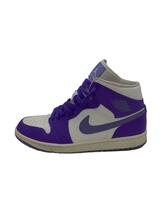 NIKE◆ハイカットスニーカー/26.5cm/PUP/BQ6472-504/AirJordan1MidActionGrape/_画像1