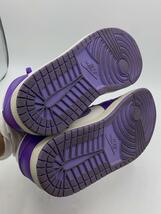 NIKE◆ハイカットスニーカー/26.5cm/PUP/BQ6472-504/AirJordan1MidActionGrape/_画像4